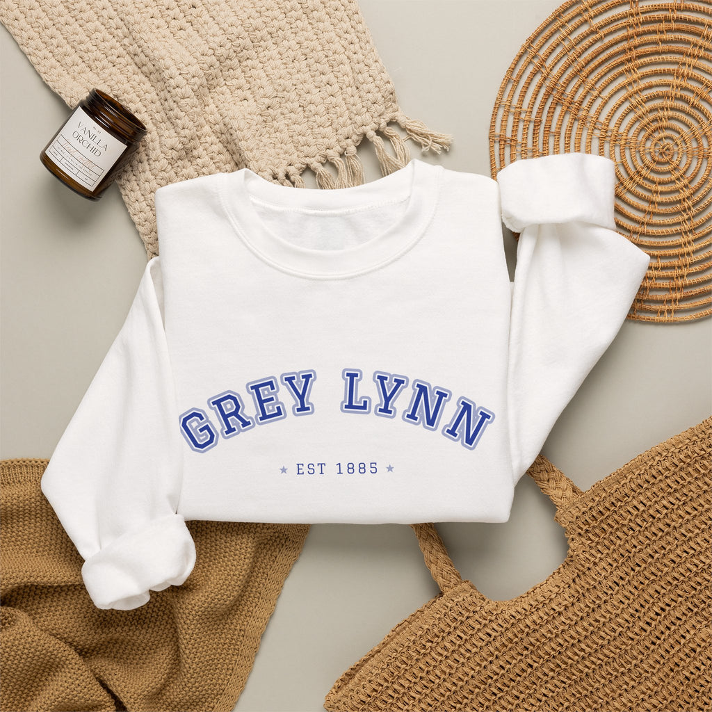 Grey Lynn Varsity Crewneck