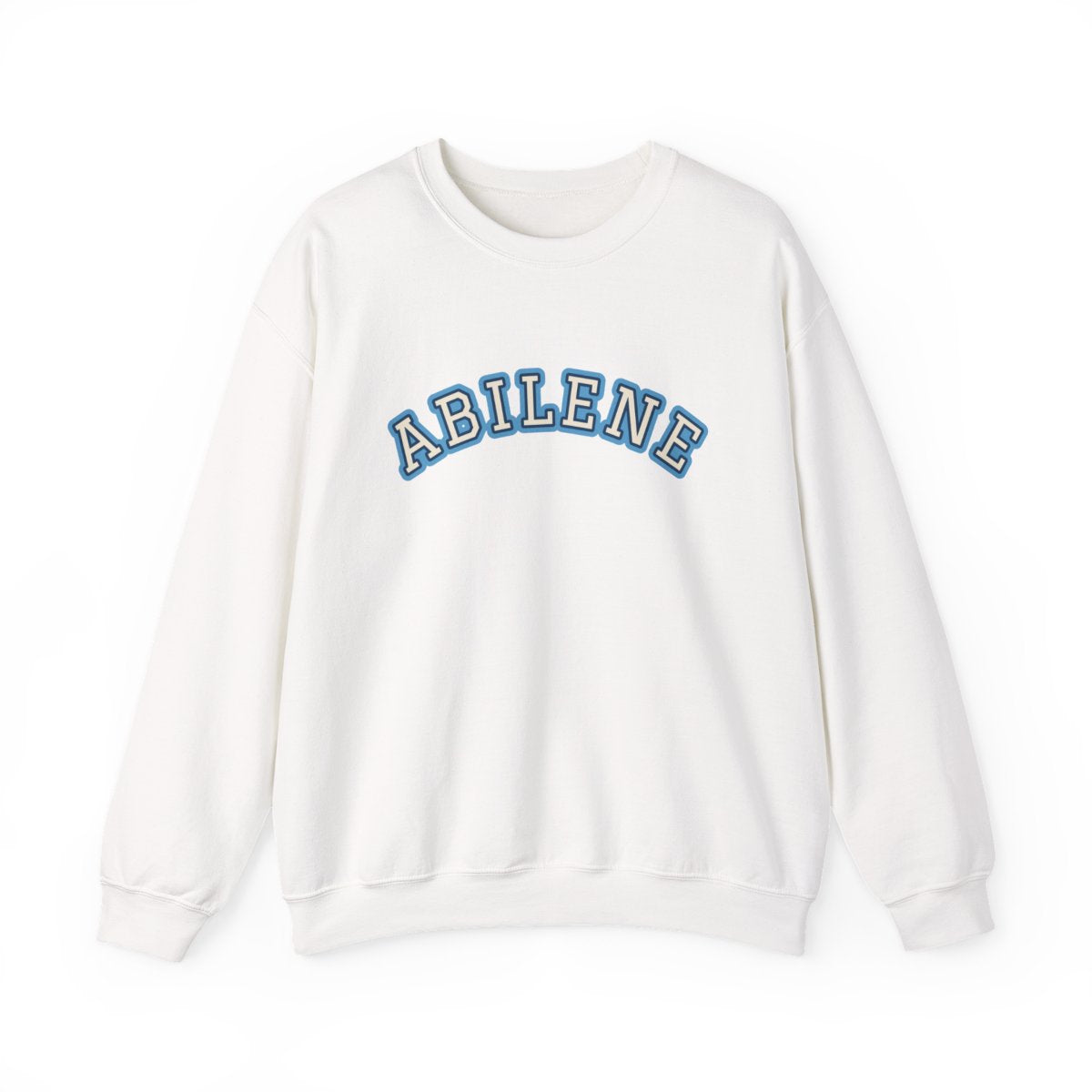 Abilene Varsity — Crewneck White