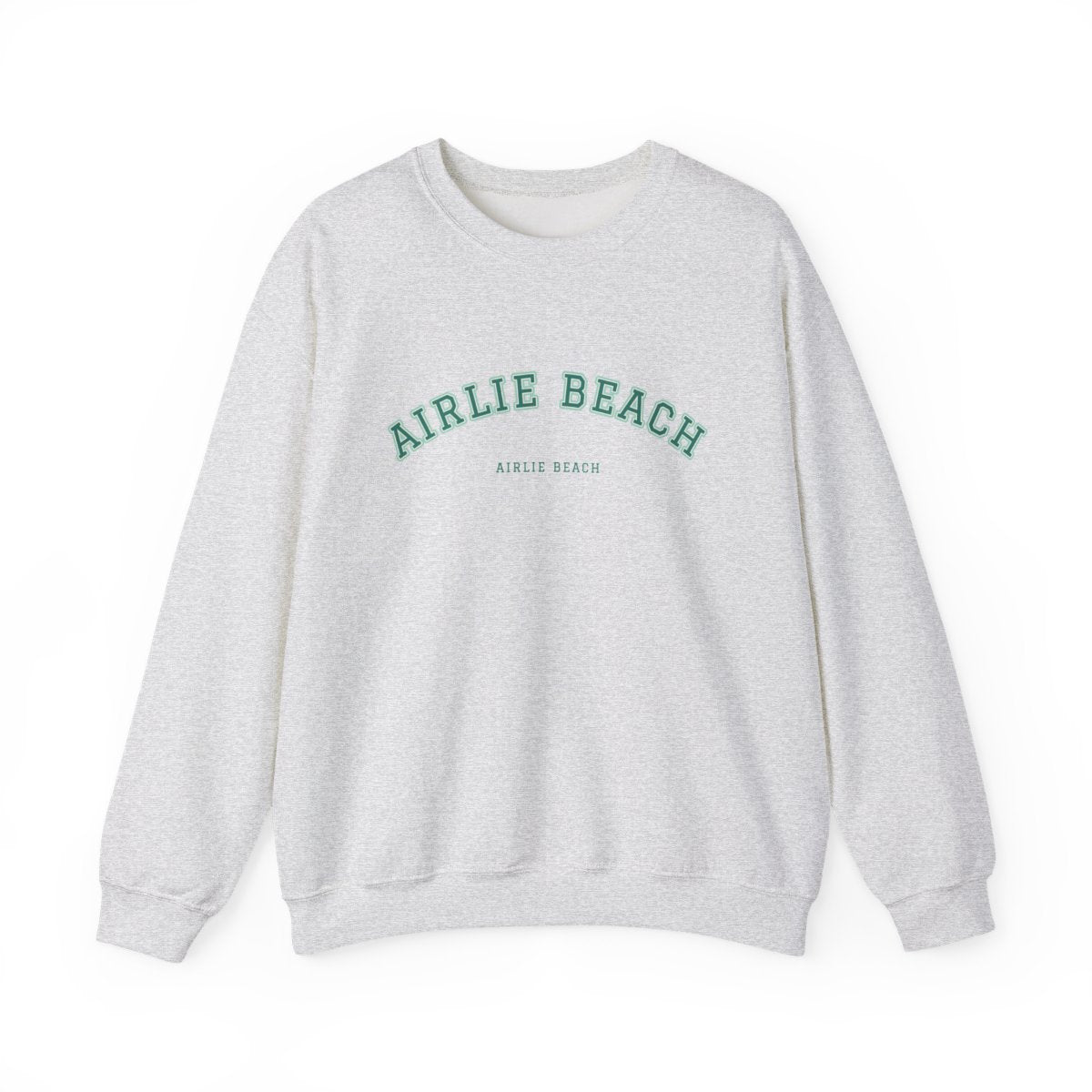 Airlie Beach Varsity — Crewneck Ash