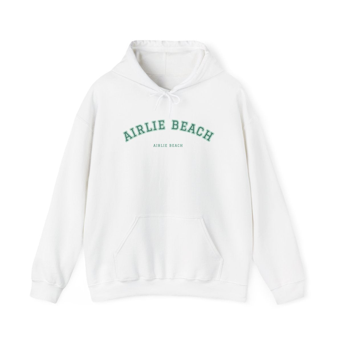Airlie Beach Varsity — Hoodie White