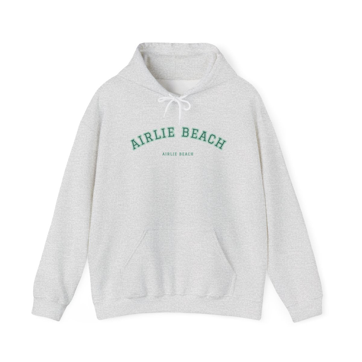 Airlie Beach Varsity — Hoodie Ash