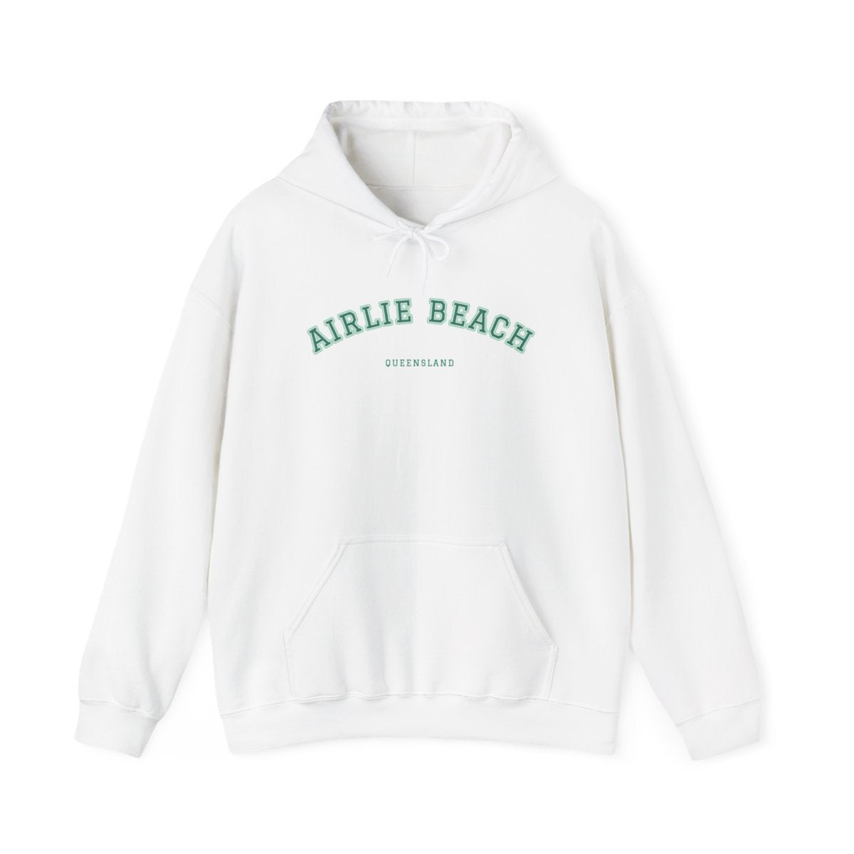 Airlie Beach Varsity — Hoodie White