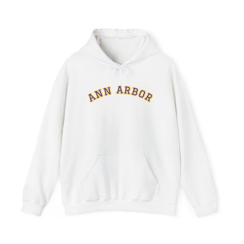Ann Arbor Varsity — Hoodie White