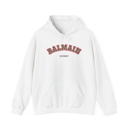 Balmain Varsity — Hoodie White