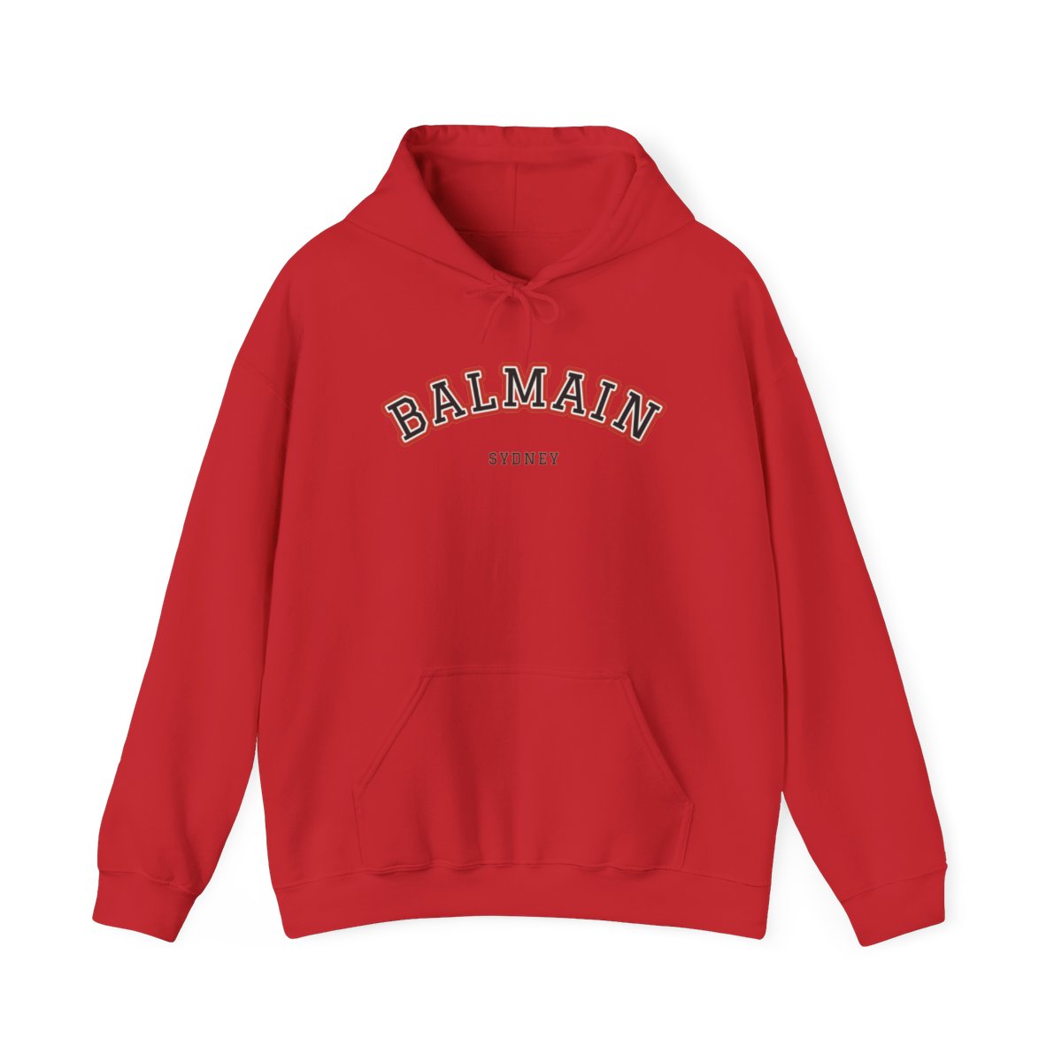 Balmain Varsity — Hoodie Red