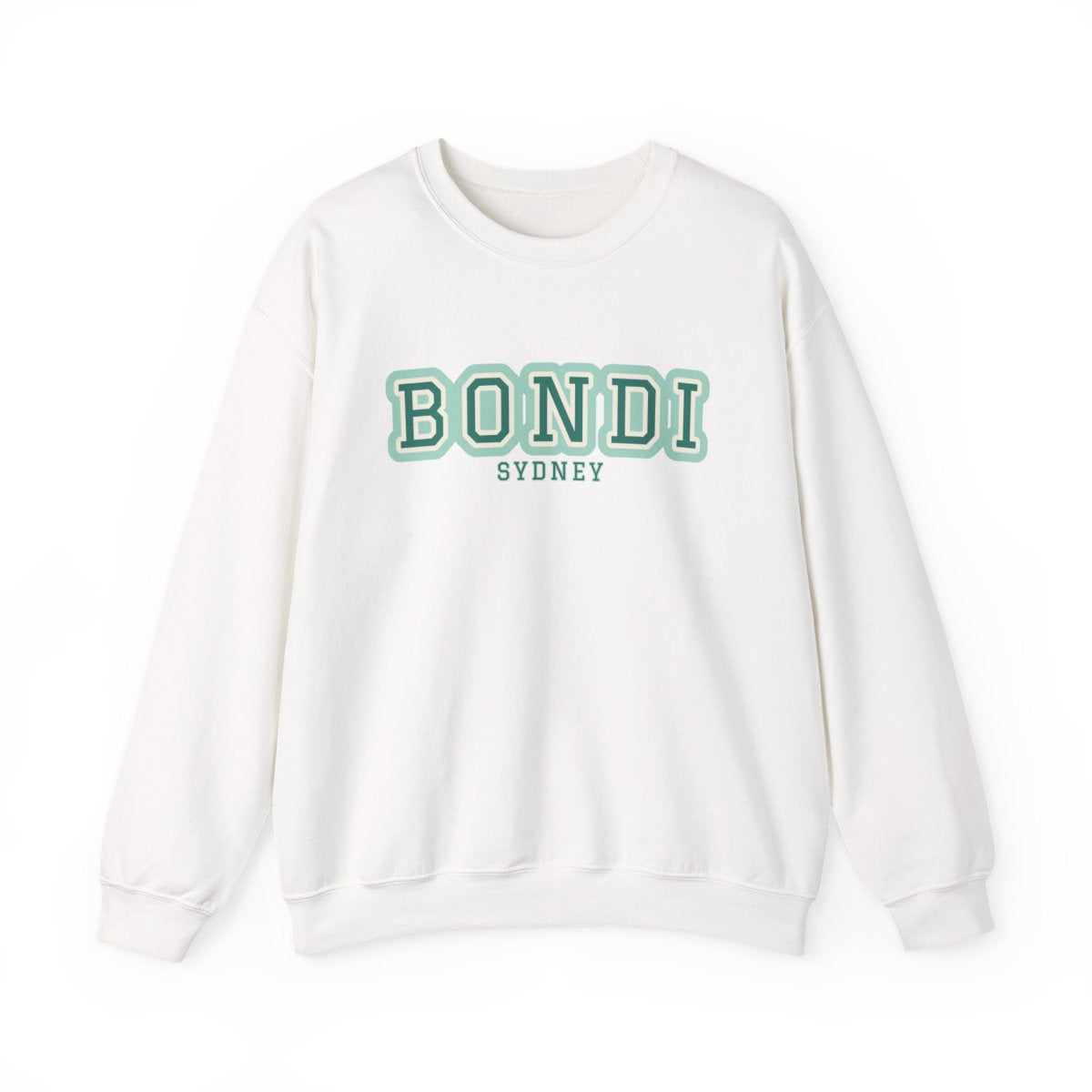 Bondi Varsity — Crewneck White