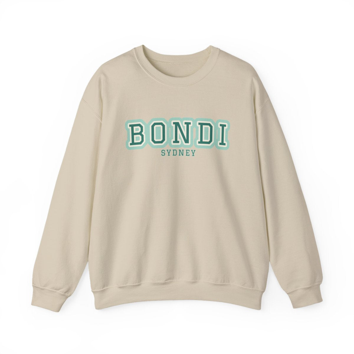 Bondi Varsity — Crewneck Sand