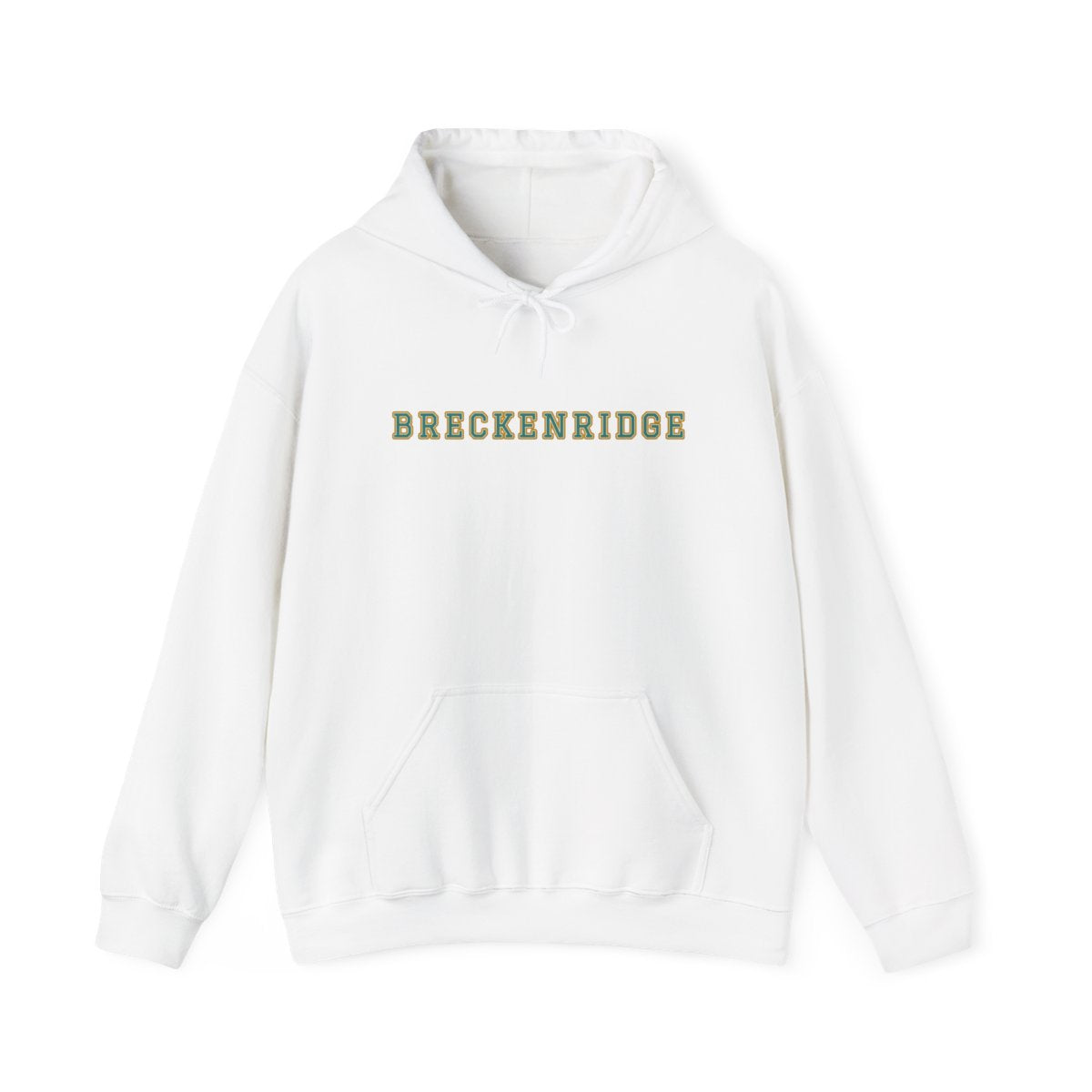 Breckenridge Varsity — Hoodie White