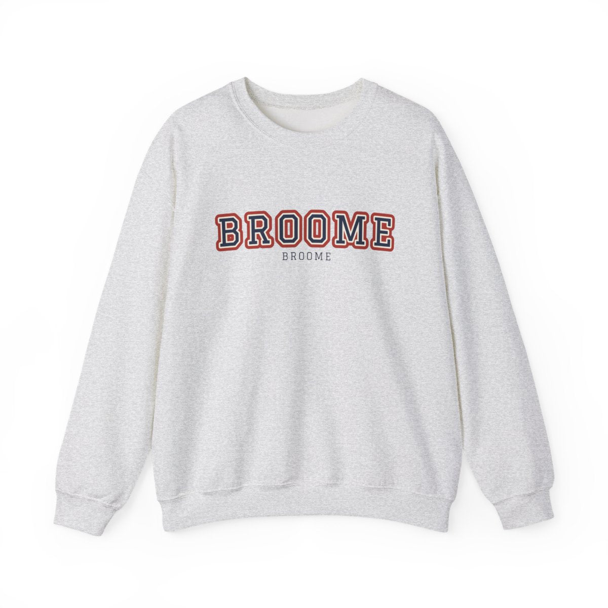 Broome Varsity — Crewneck Ash