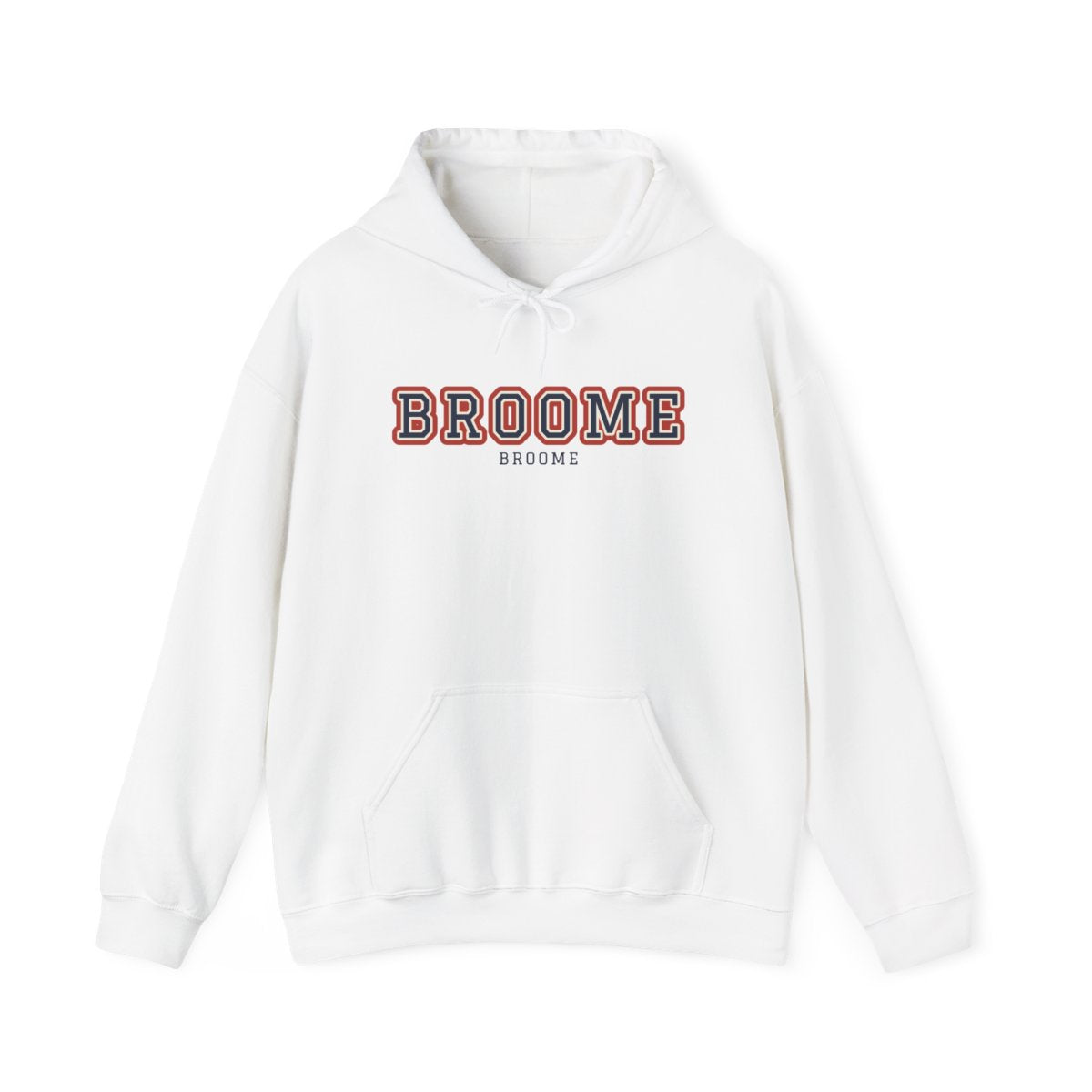 Broome Varsity — Hoodie White