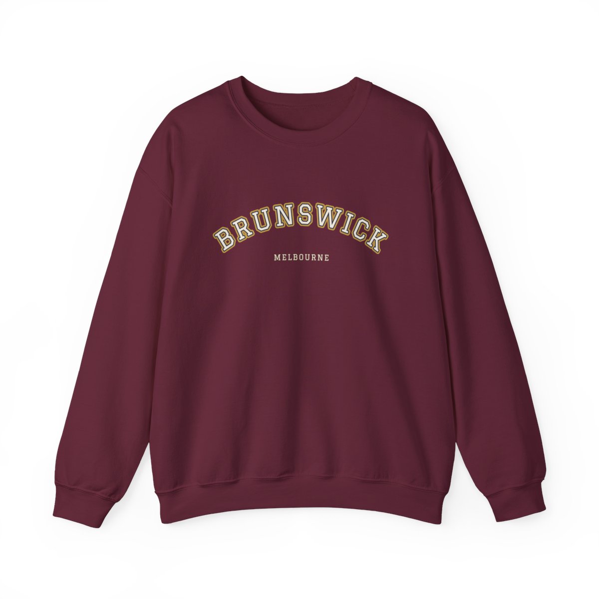 Brunswick Varsity — Crewneck Maroon