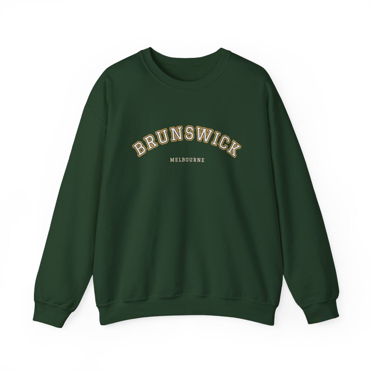 Brunswick Varsity — Crewneck Forest Green