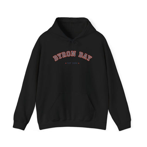 Byron Bay Varsity — Hoodie Black