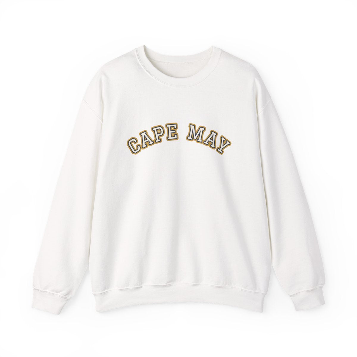 Cape May Varsity — Crewneck White