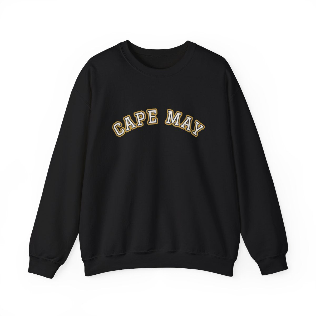 Cape May Varsity — Crewneck Black