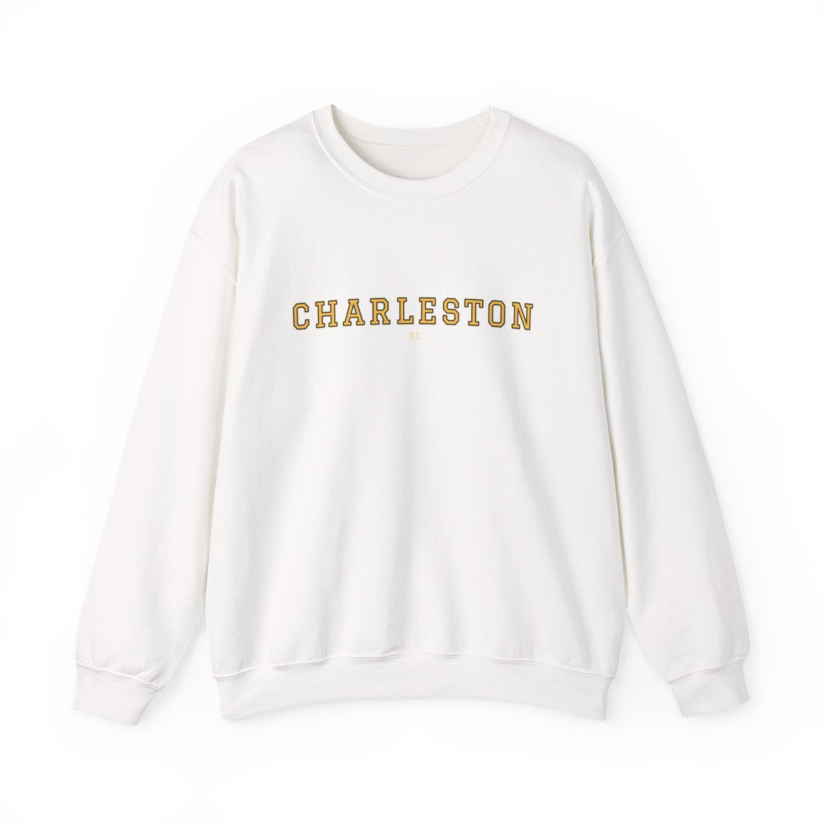 Charleston Varsity — Crewneck White