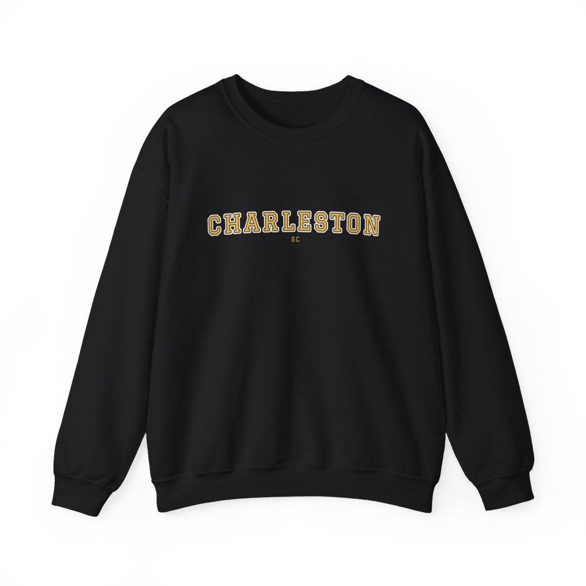 Charleston Varsity — Crewneck Black