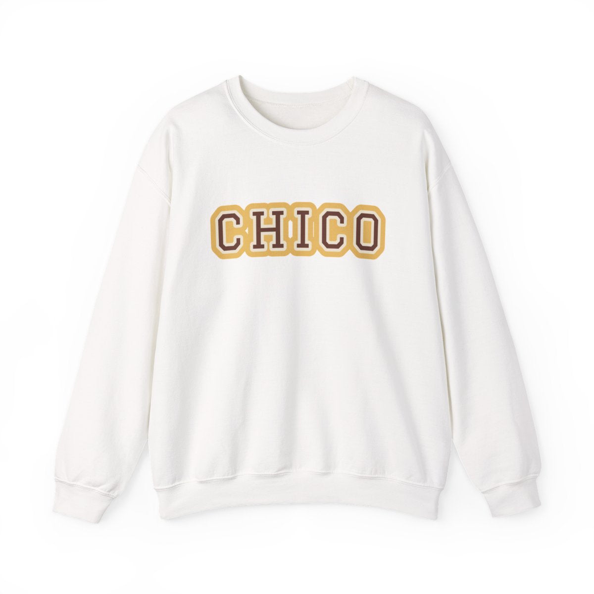 Chico Varsity — Crewneck White