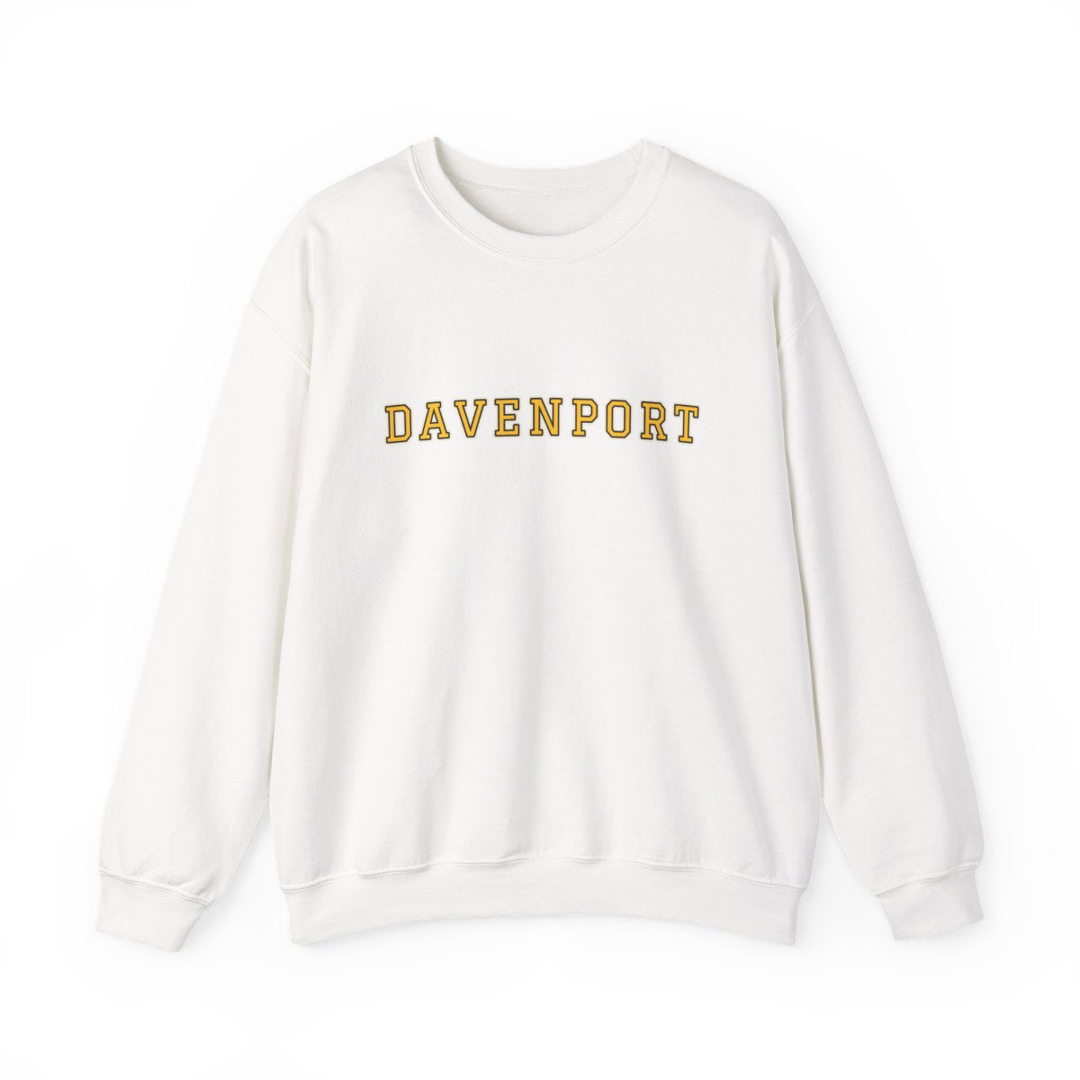 Davenport Varsity — Crewneck White