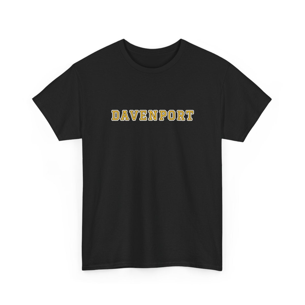 Davenport Varsity — Tee Black