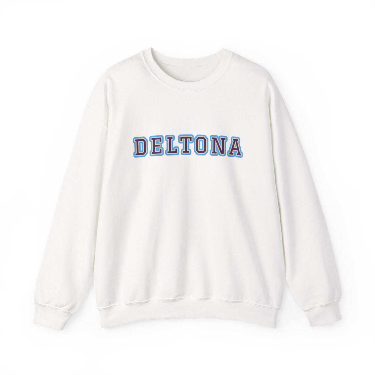 Deltona Varsity — Crewneck White