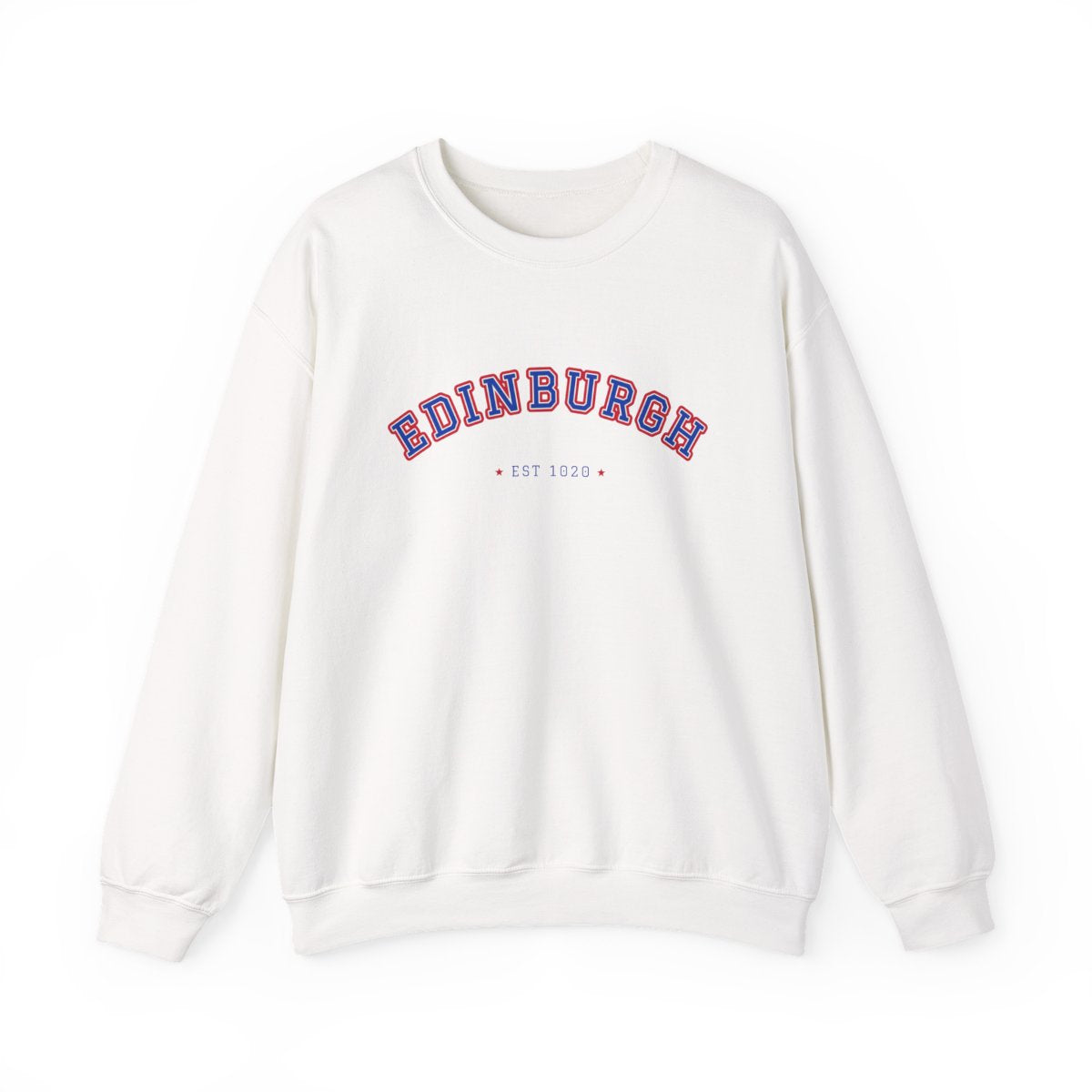 Edinburgh Varsity — Crewneck White