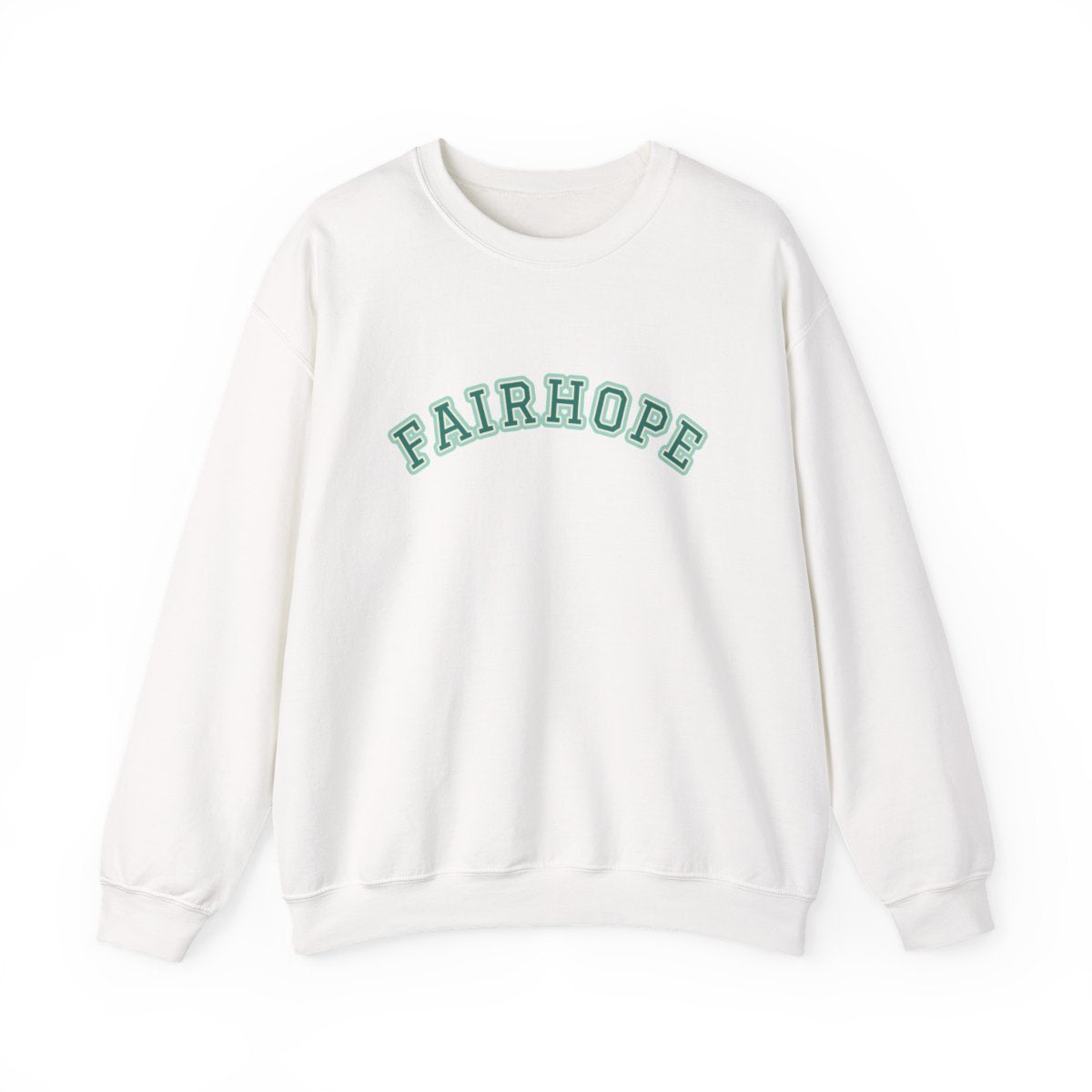 Fairhope Varsity — Crewneck White