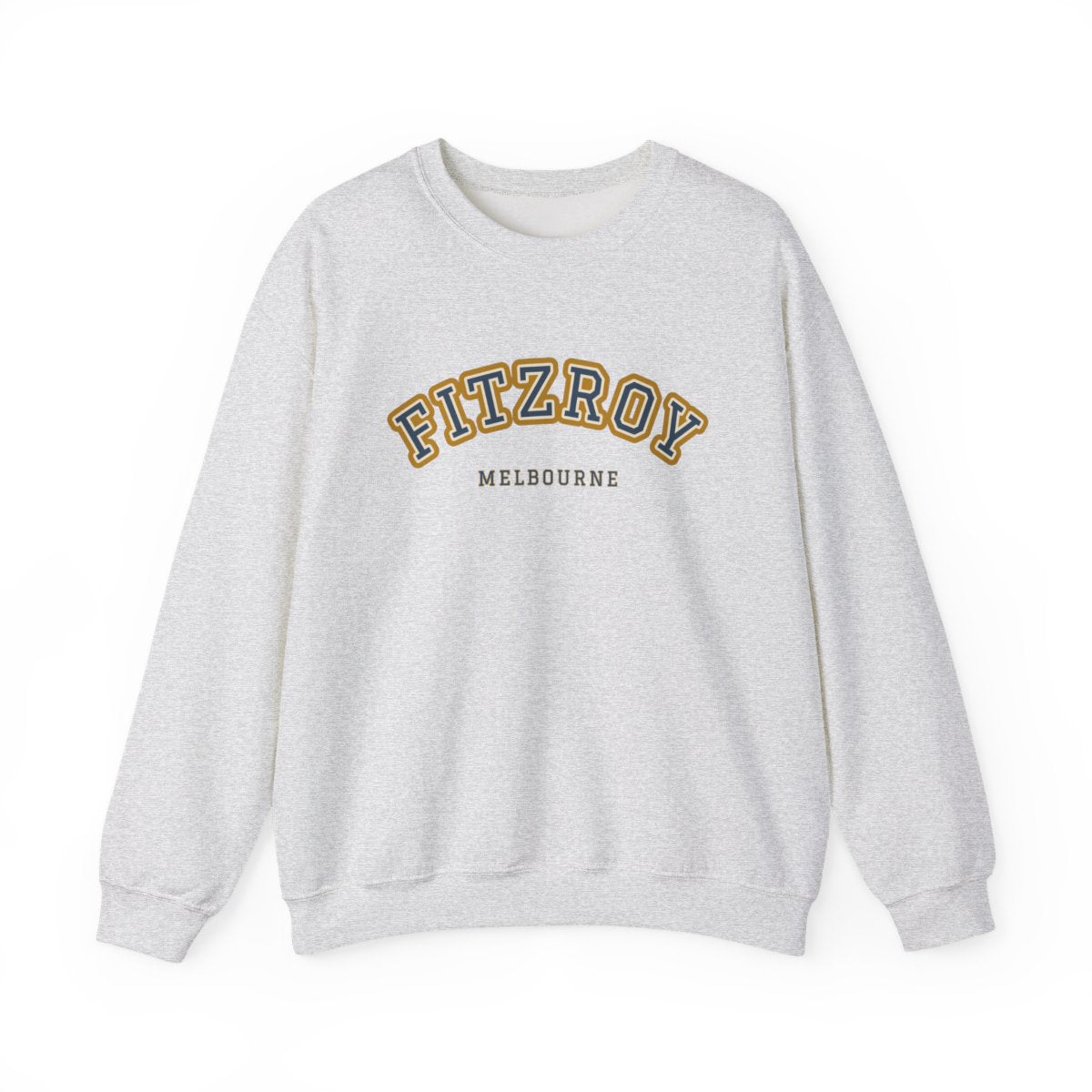 Fitzroy Varsity — Crewneck Ash