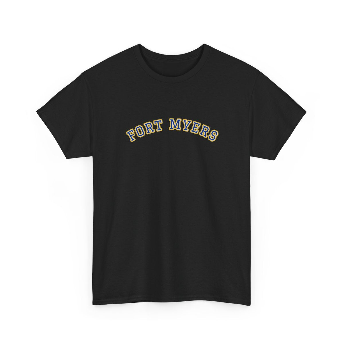 Fort Myers Varsity — Tee Black