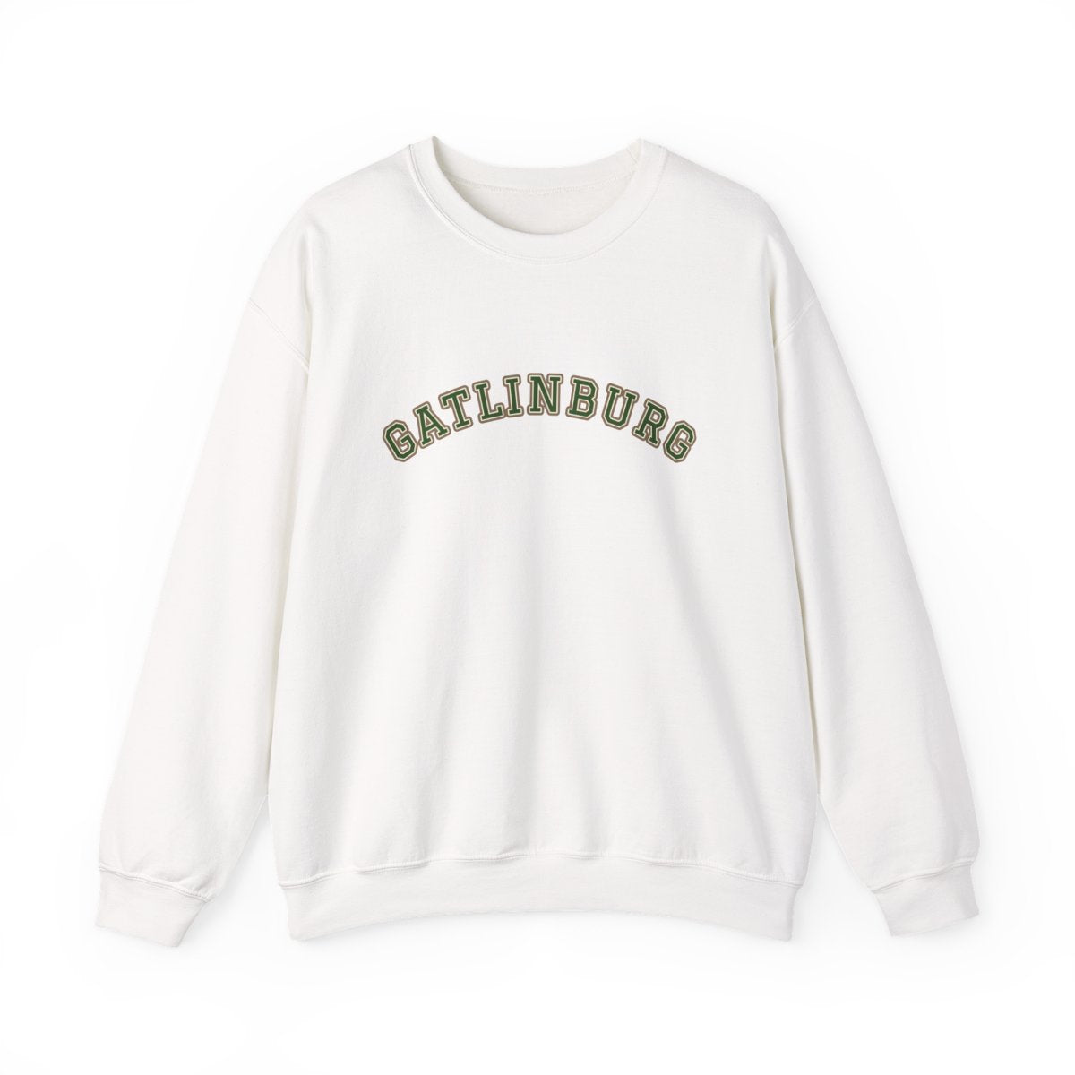 Gatlinburg Varsity — Crewneck White
