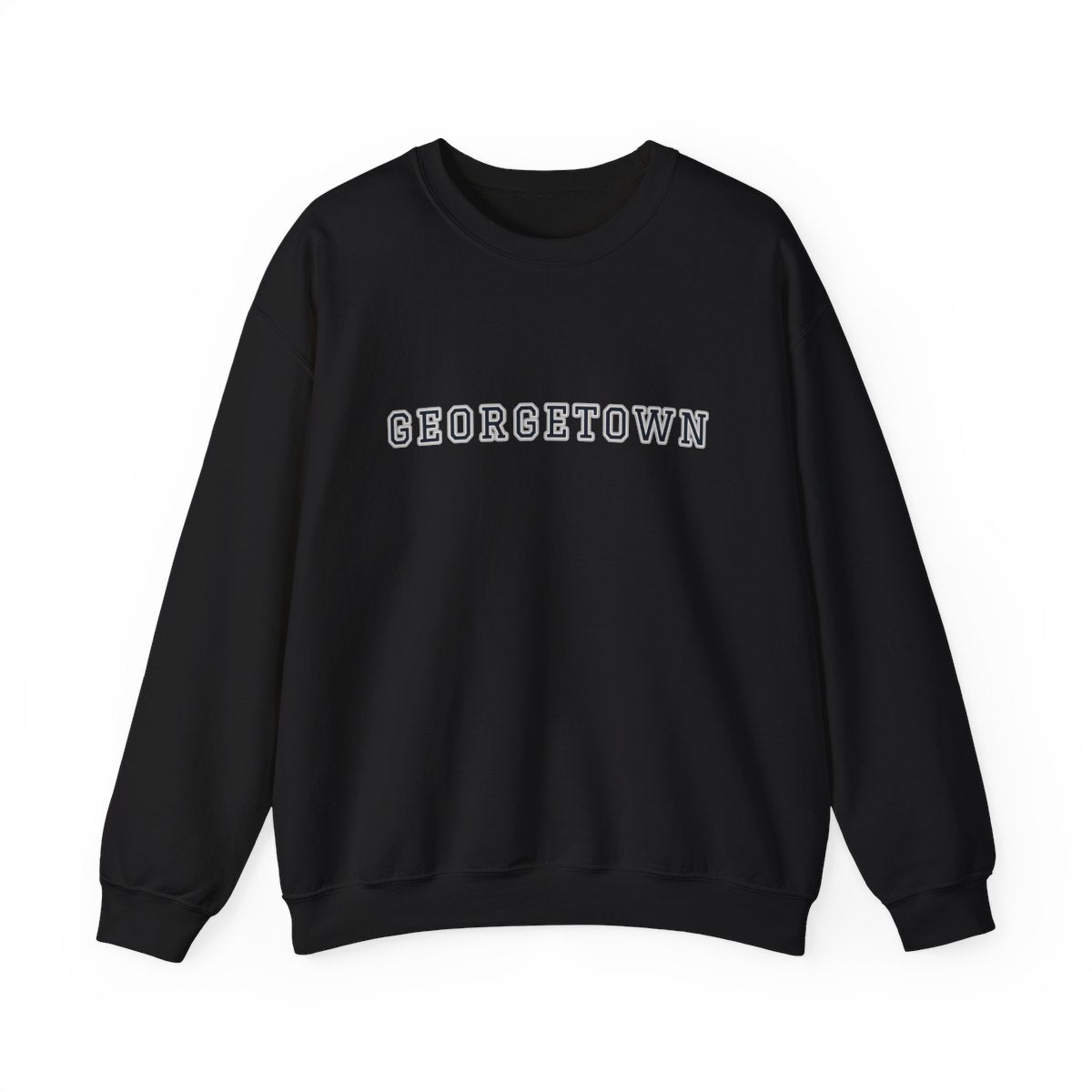 Georgetown Varsity — Crewneck Black