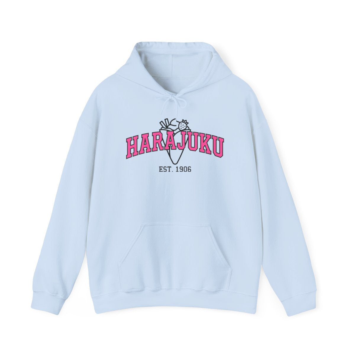 harajuku-varsity-hoodie-tokyo Light Blue