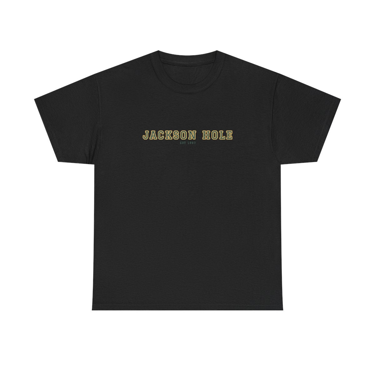 Jackson Hole Varsity — Tee Black