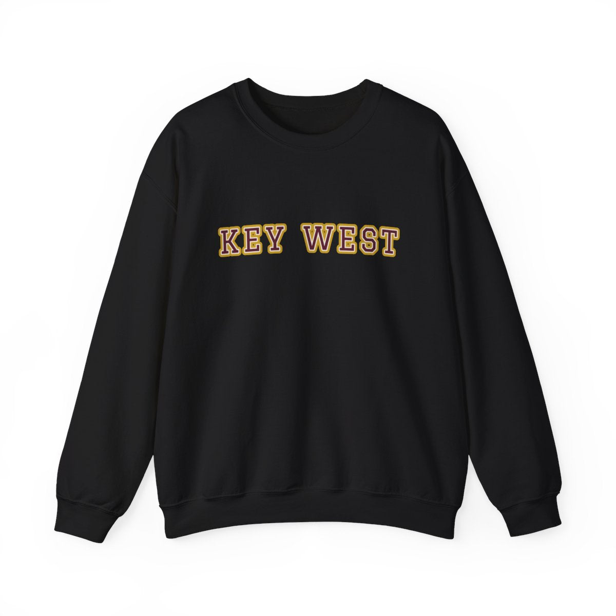 Key West Varsity — Crewneck Black