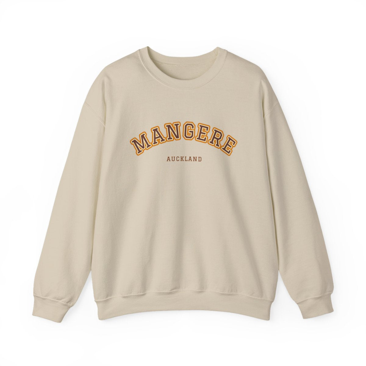 Mangere Varsity — Crewneck Sand