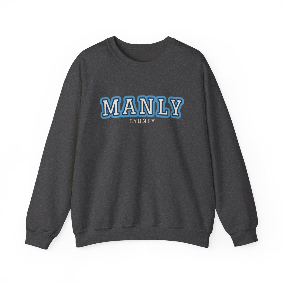 Manly Varsity — Crewneck Dark Heather