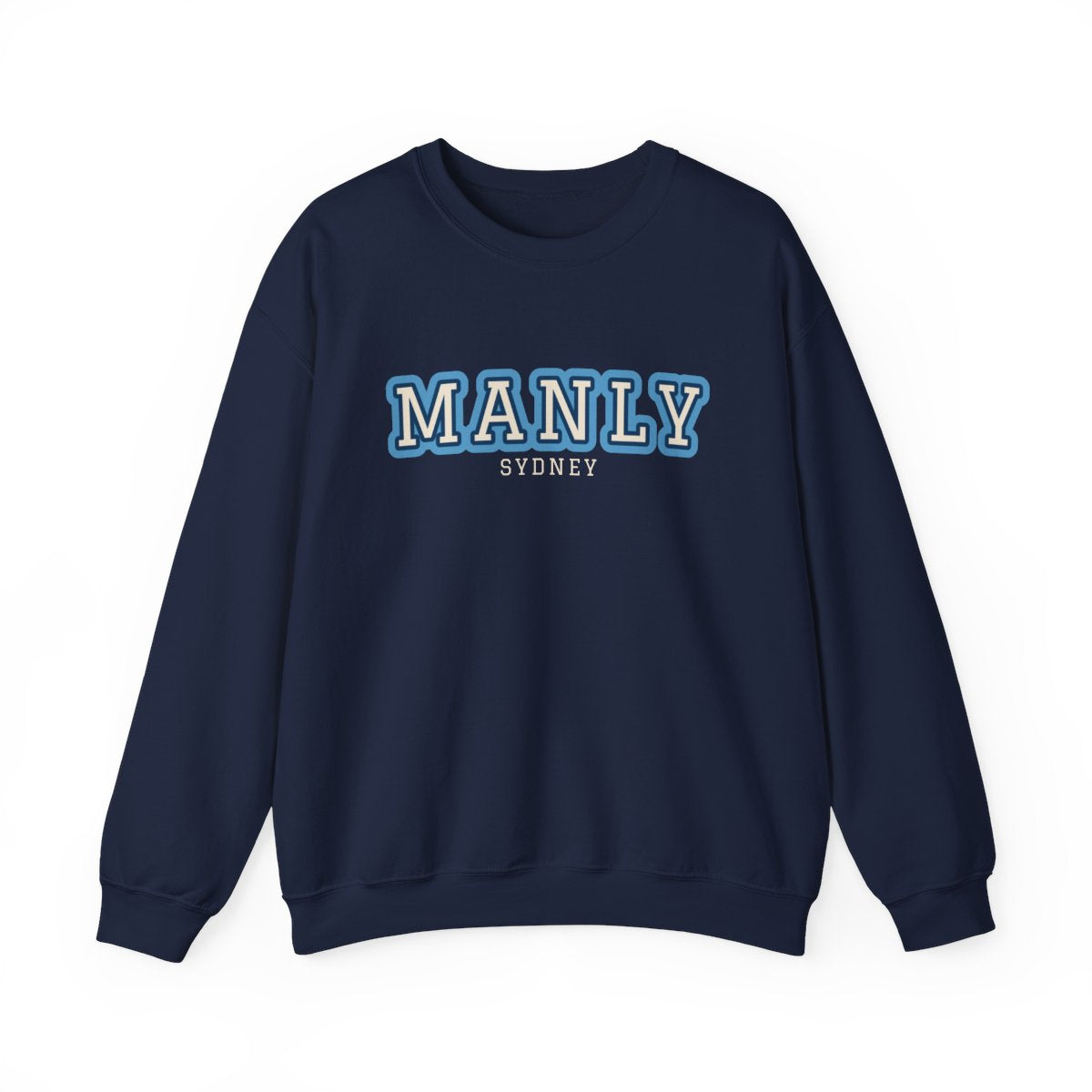 Manly Varsity — Crewneck Navy