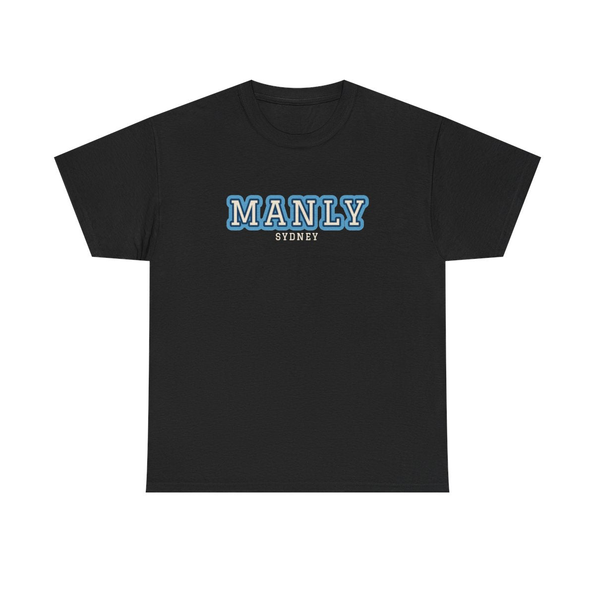 Manly Varsity — Tee Black