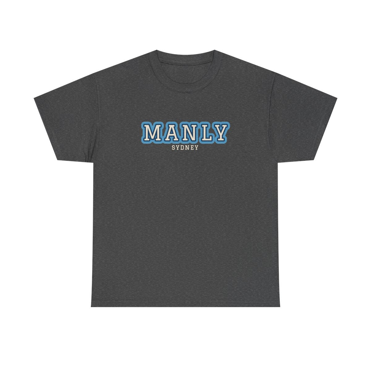 Manly Varsity — Tee Dark Heather