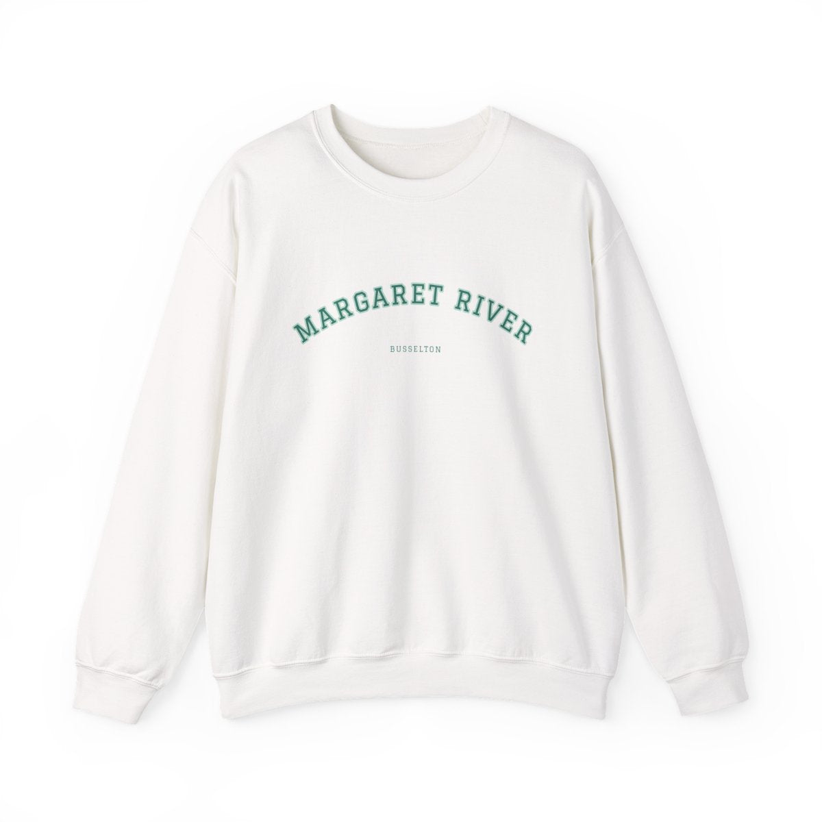 Margaret River Varsity — Crewneck White