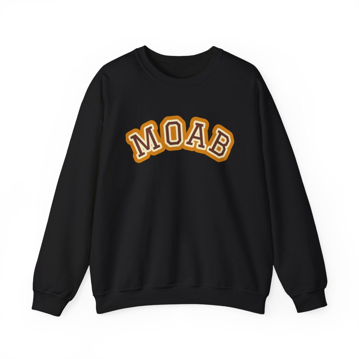 Moab Varsity — Crewneck Black
