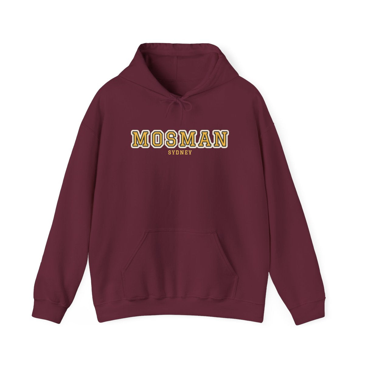 Mosman Varsity — Hoodie Maroon