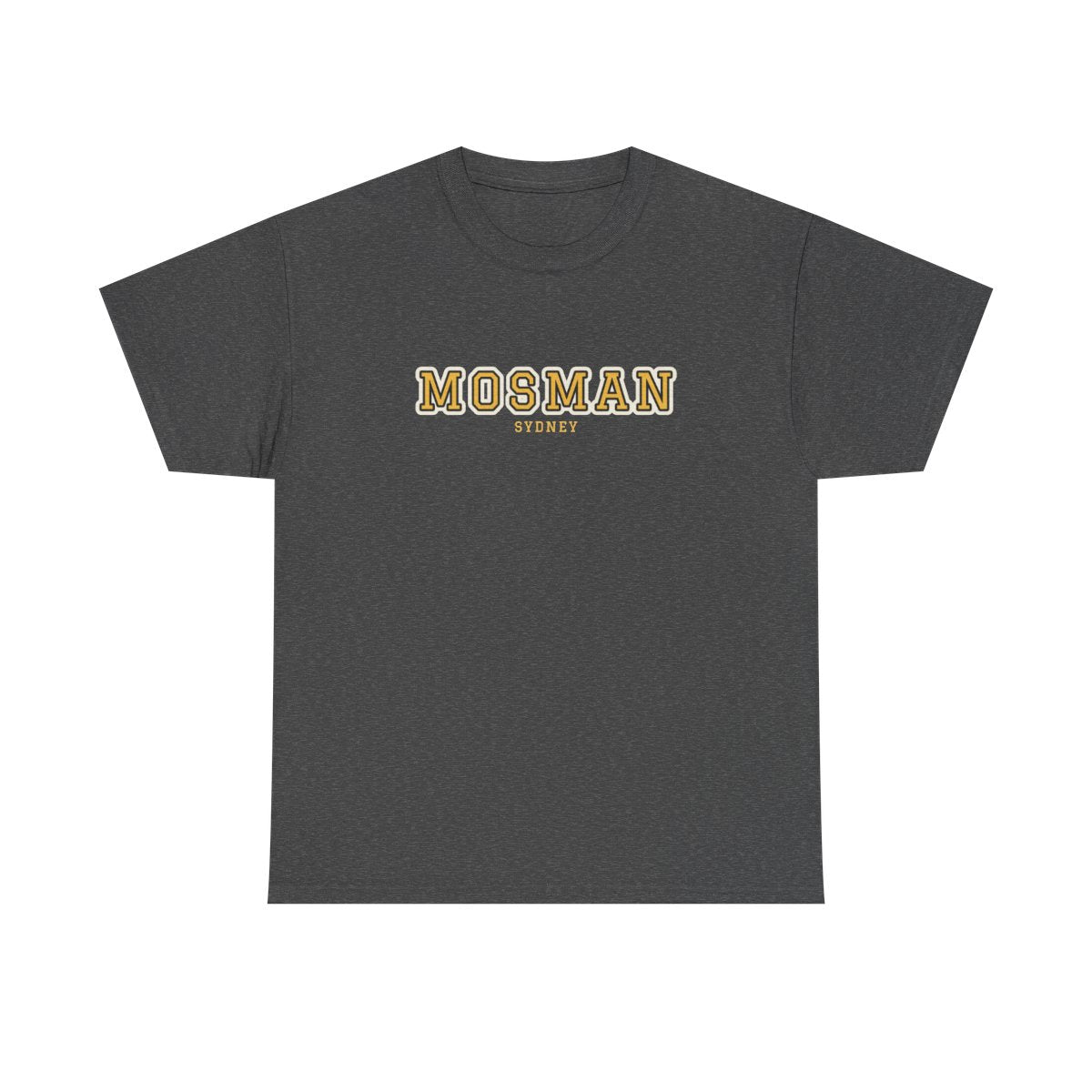 Mosman Varsity — Tee Dark Heather