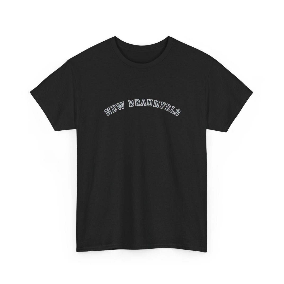 New Braunfels Varsity — Tee Black