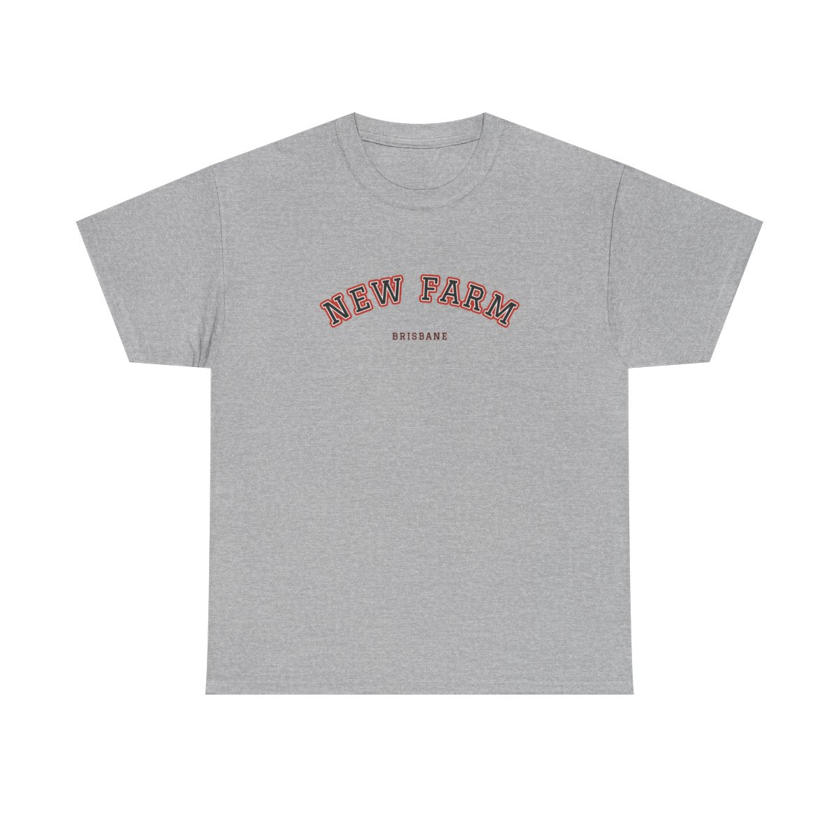 New Farm Varsity — Tee Sport Grey