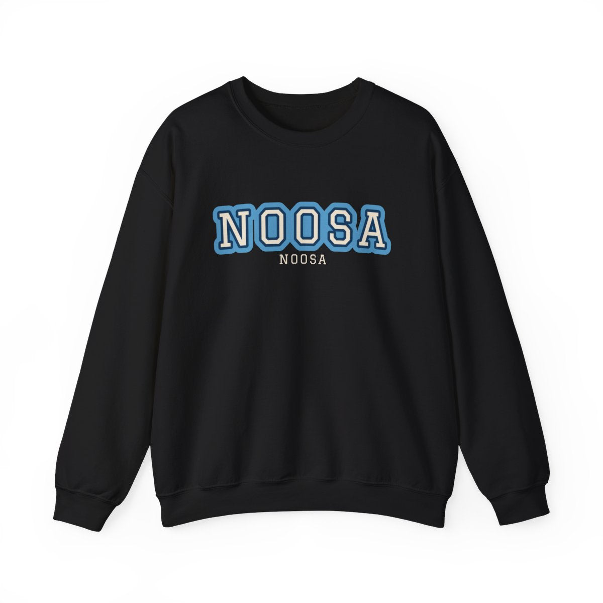 Noosa Varsity — Crewneck Black