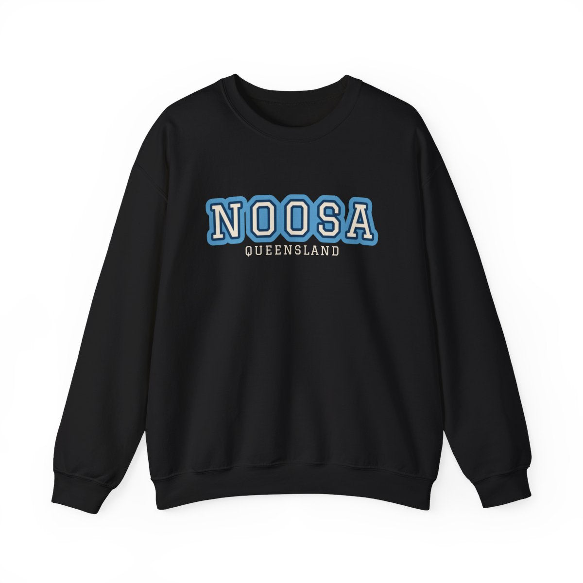 Noosa Varsity — Crewneck Black