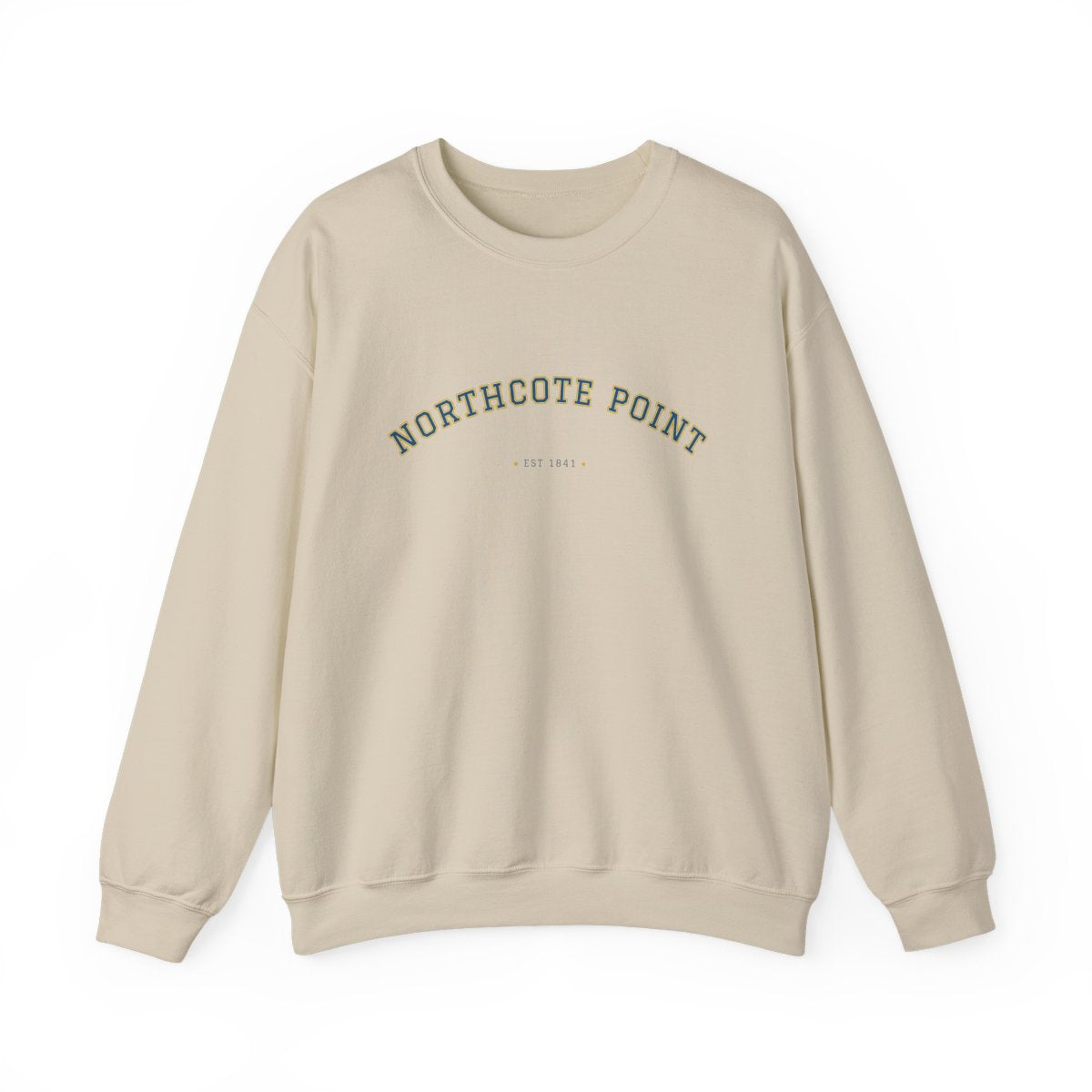 Northcote Point Varsity — Crewneck Sand