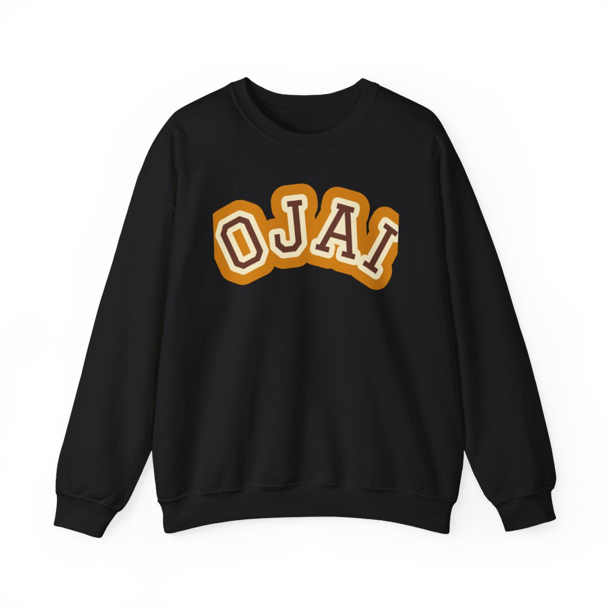 Ojai Varsity — Crewneck Black
