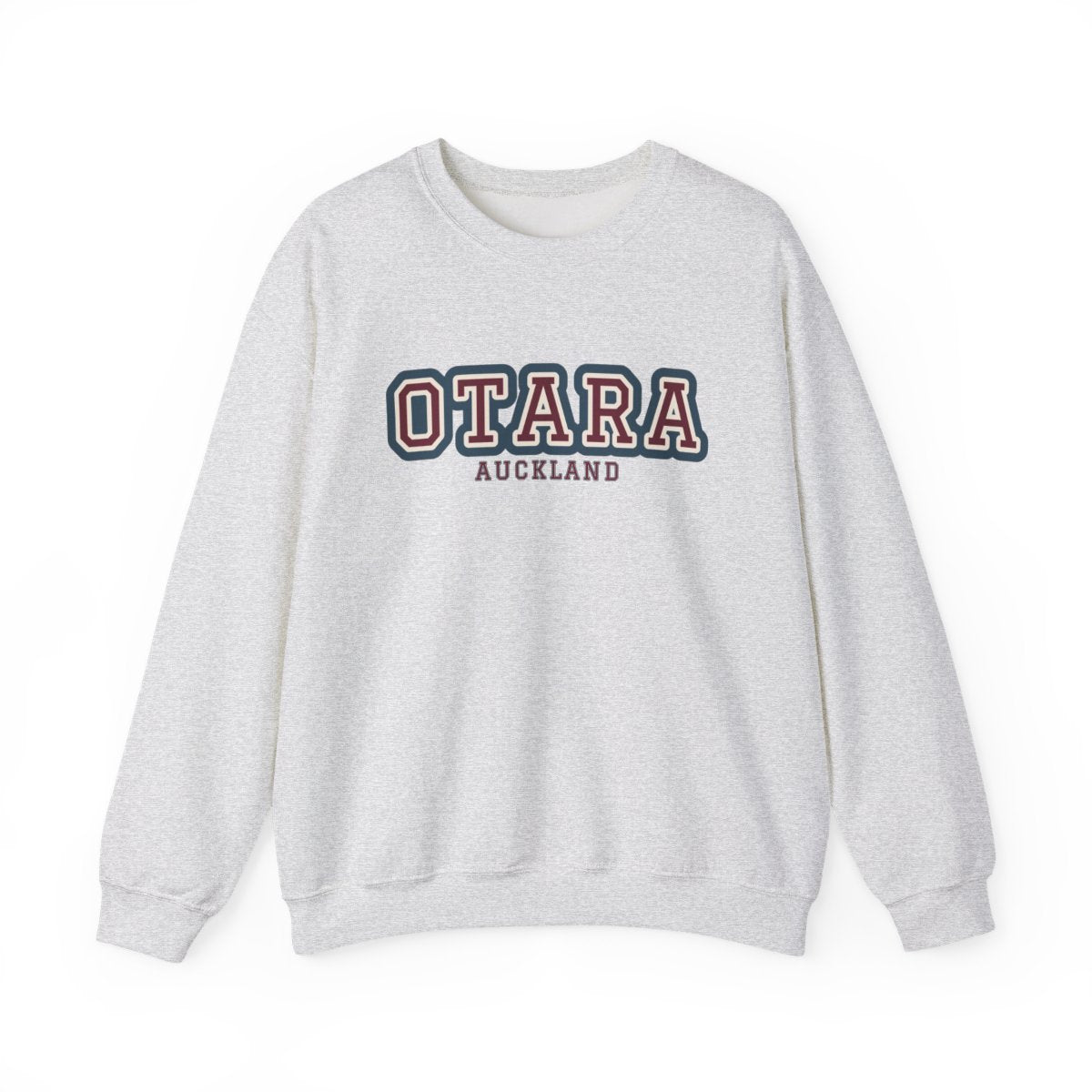 Otara Varsity — Crewneck Ash